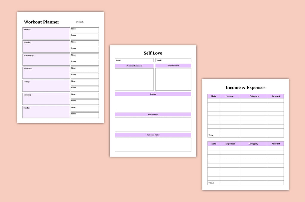 Adhd Focus Productivity Journal