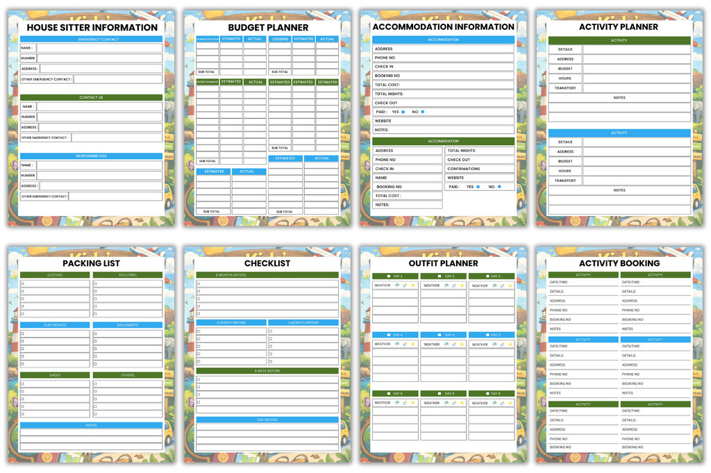 Kids Travel Journal