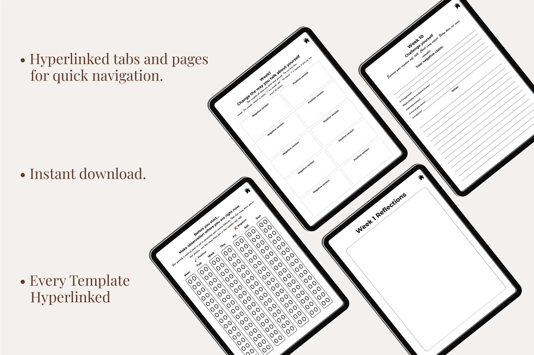 Week Growth Mindset Journal