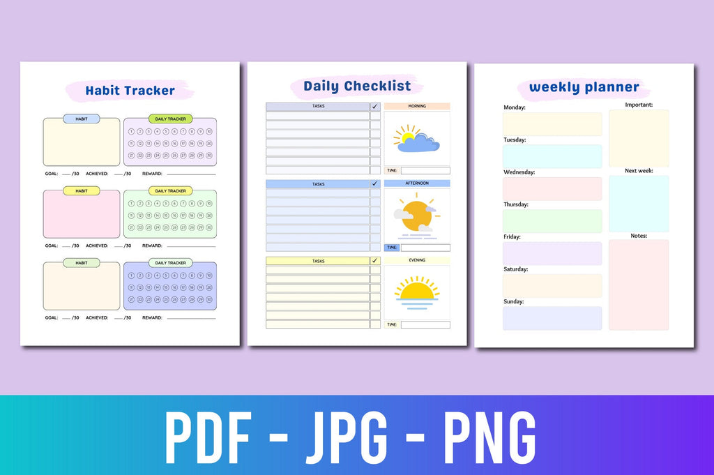 Kids Chore Charts Planner