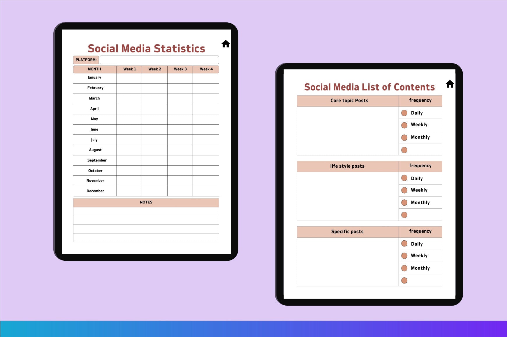 Social Media Planner