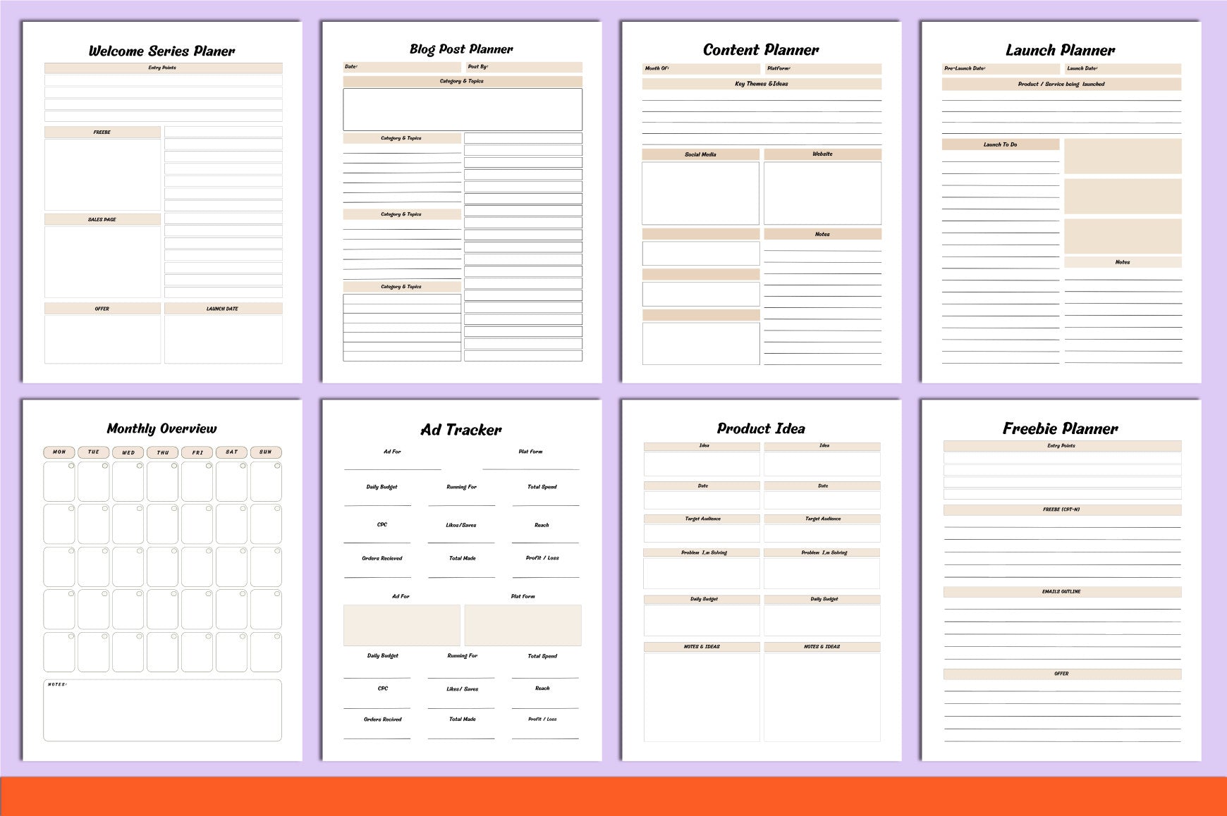 Online Business Planner