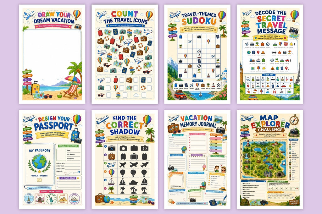 Tiny Travelers Fun Book