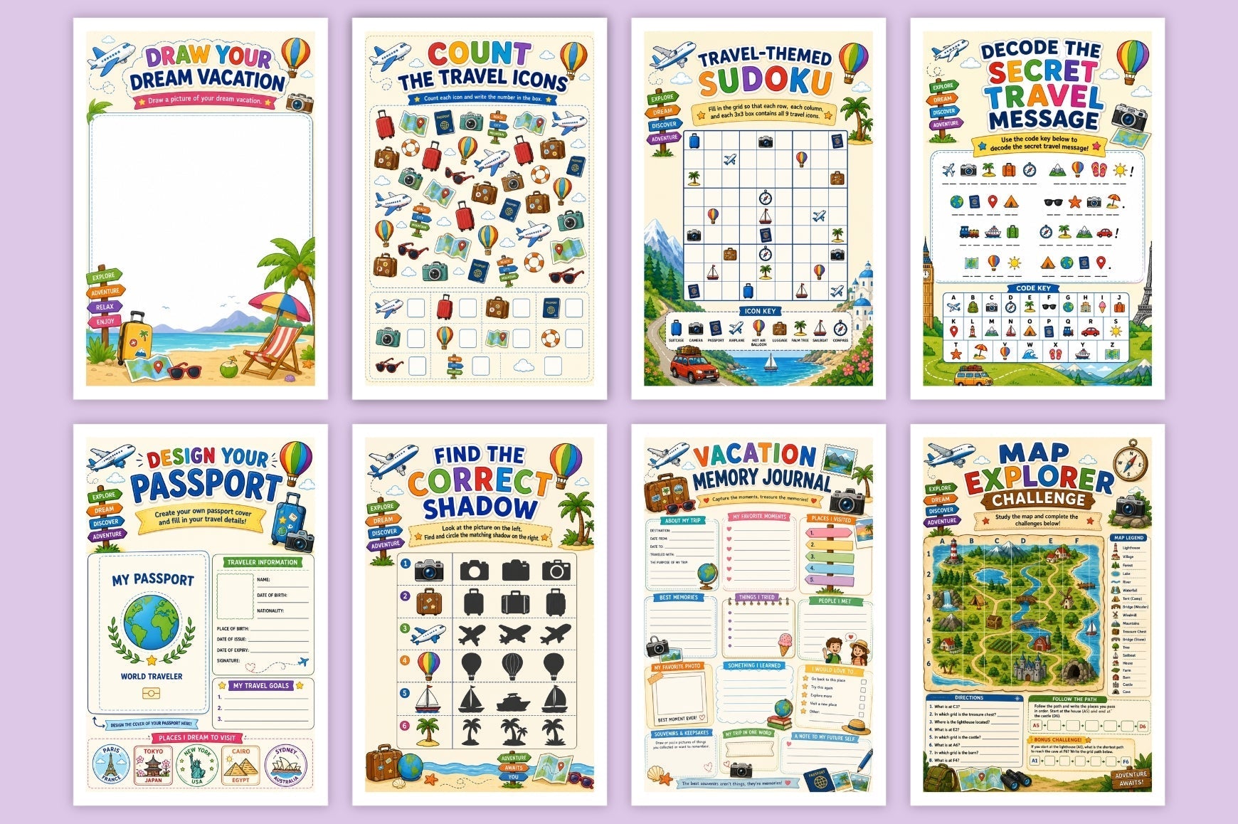 Tiny Travelers Fun Book