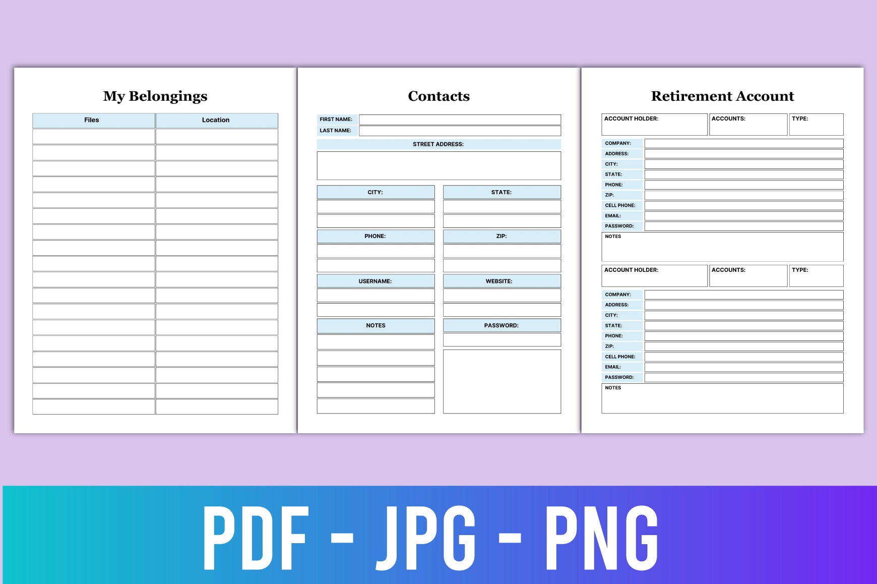 End of Life Planner Guide