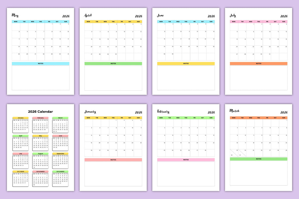 Autistic Planner printable organization and schedule pages
