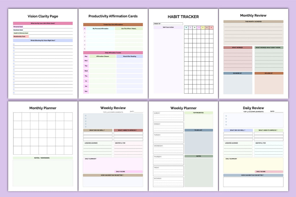 The Productivity Playbook Planner