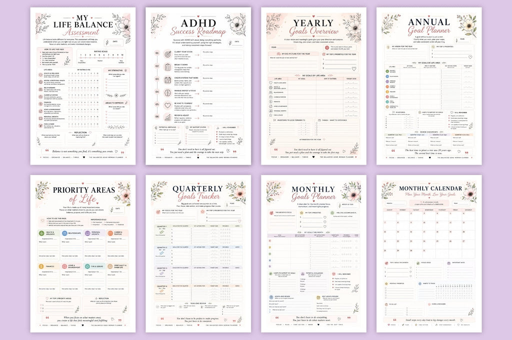 The Balanced Adhd Woman Planner