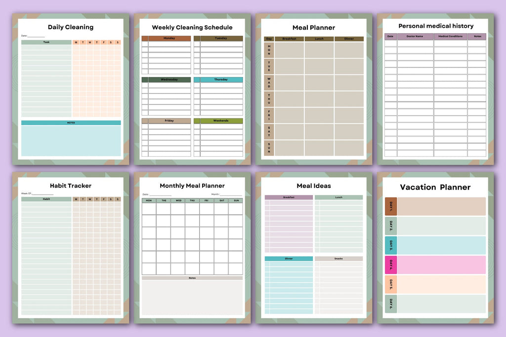 Home Management Binder Planner
