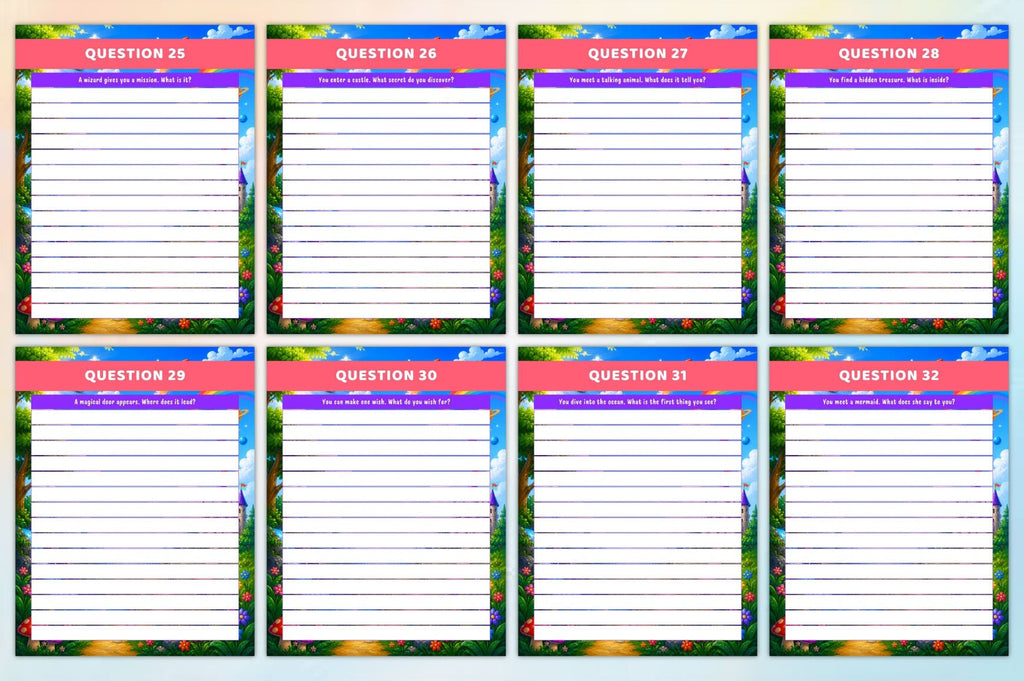 Kids Adventure Question Planner