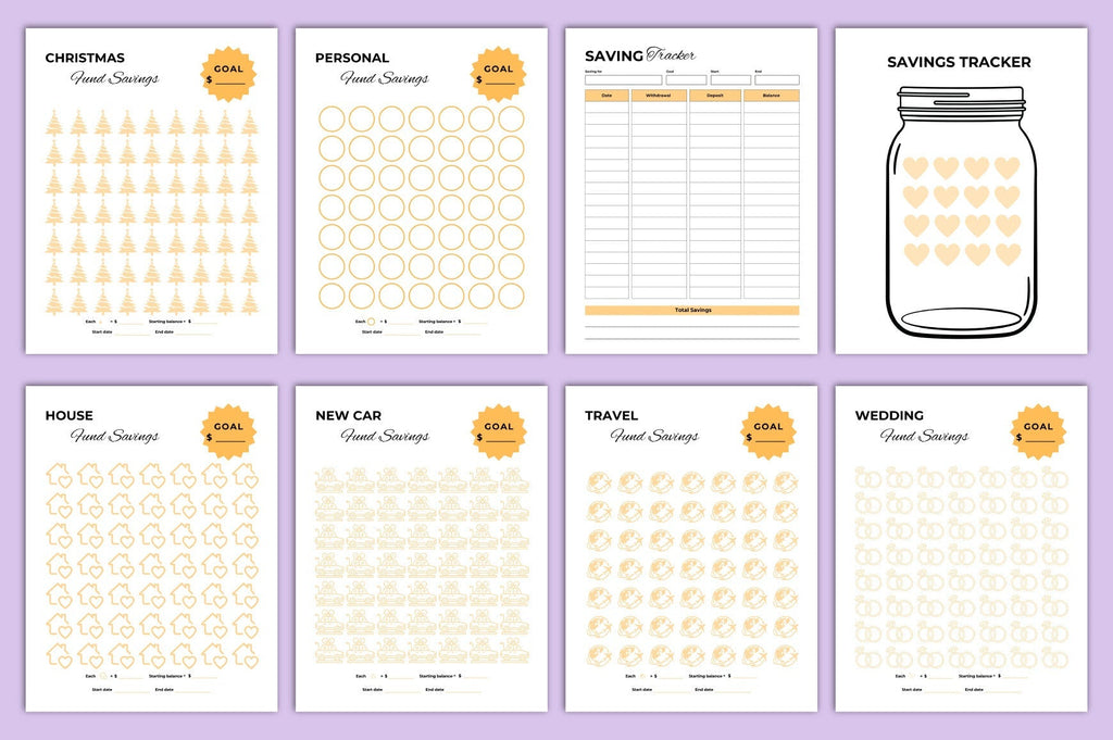 Money Saving Challenge Planner