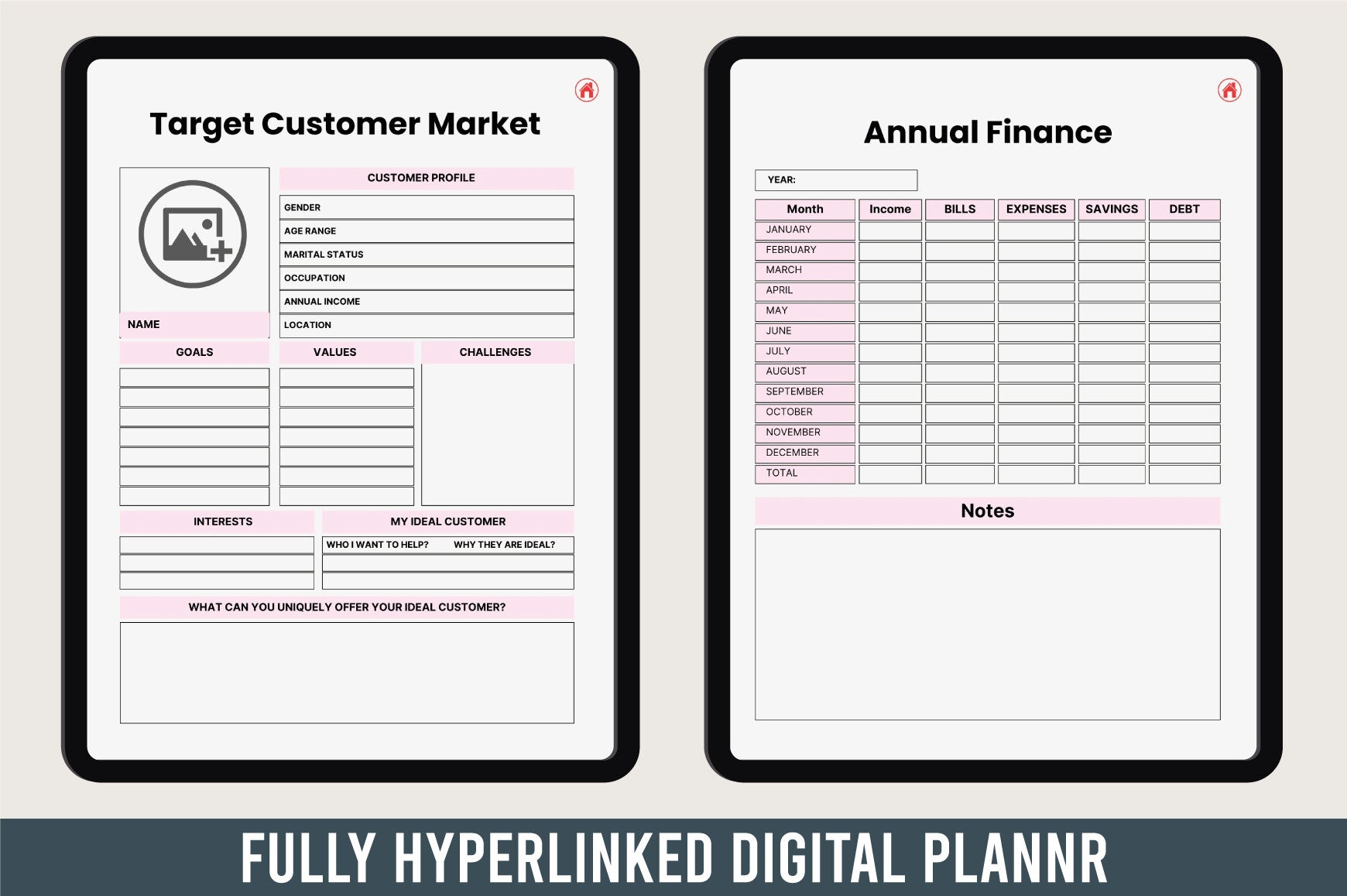 Social Media Marketing Planner