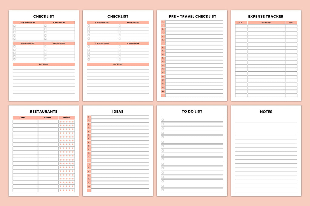Kids Travel Memory Journal