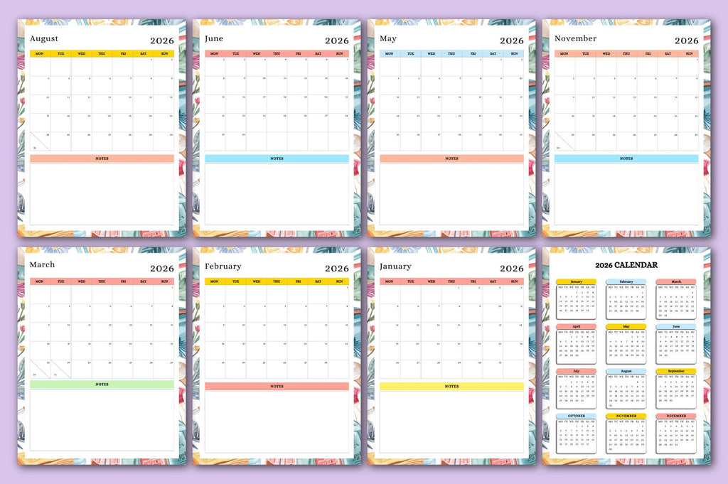Annual Cleaning Schedule Planner
