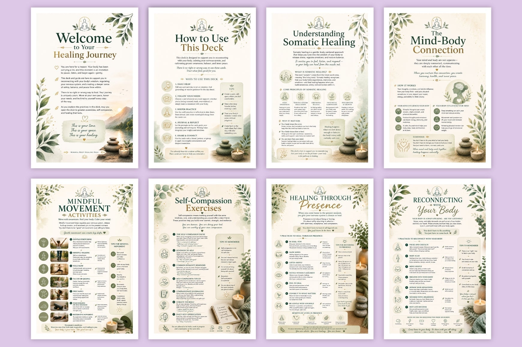 Mindful Body Healing Deck