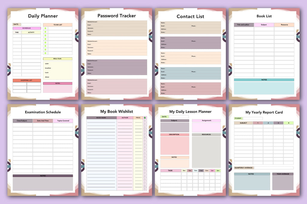 Teacher Planner