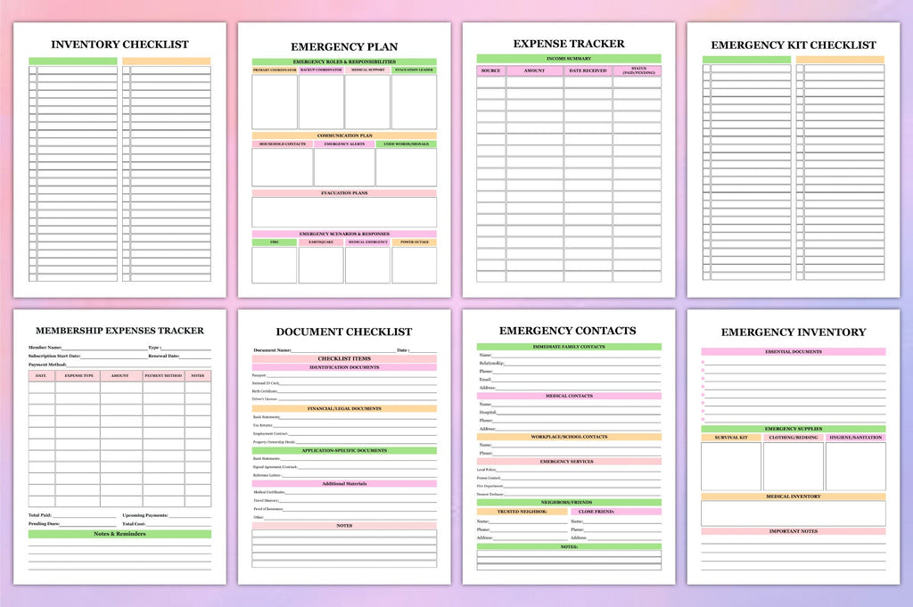 Emergency Planner Guide