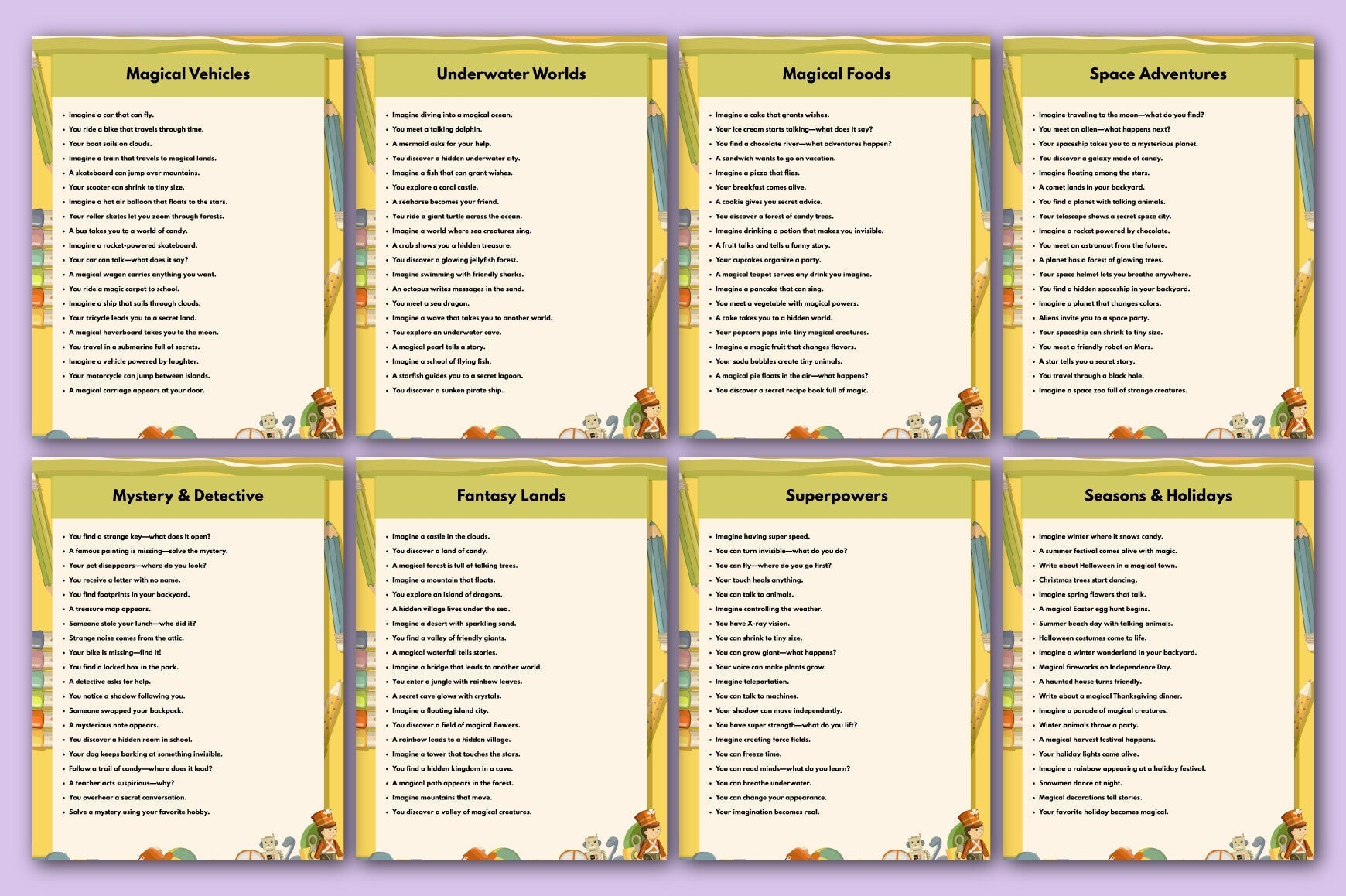 Creative Kids Story Vault Graphics Planner