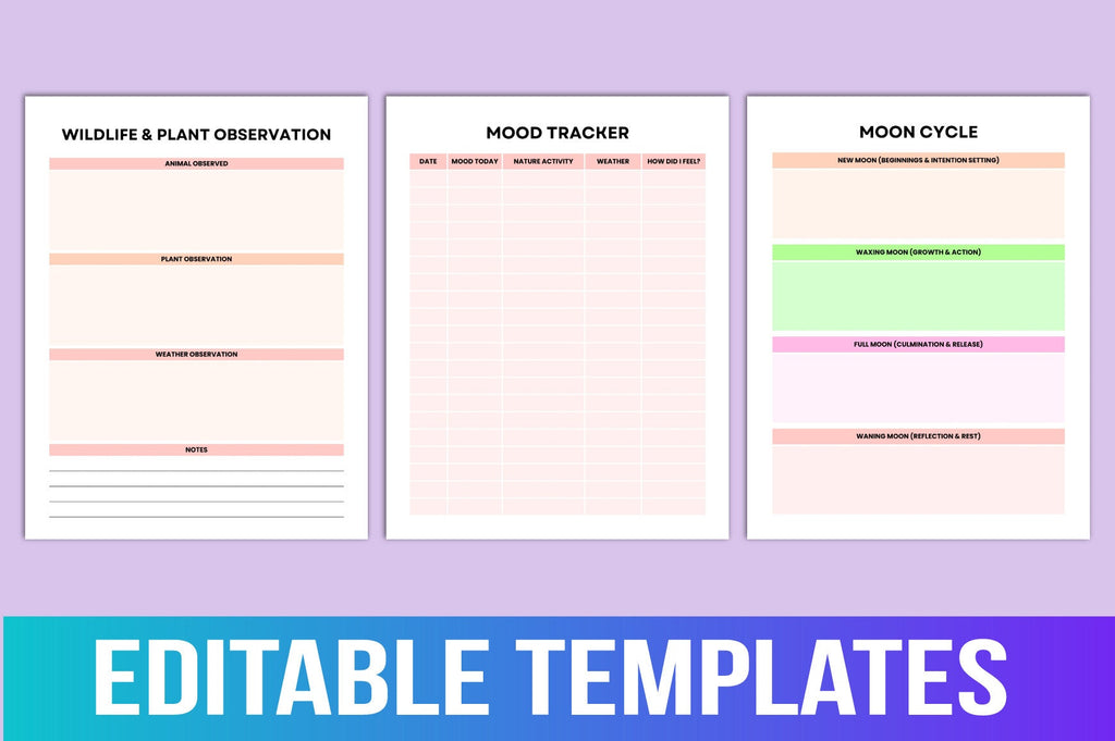 Rewild Your Life Planner