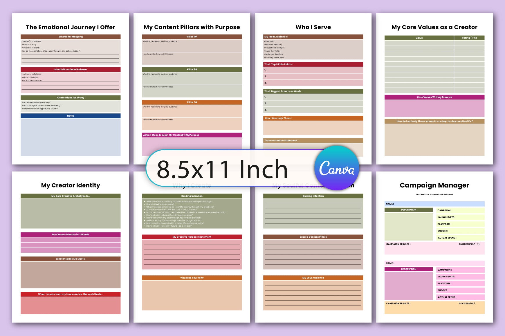 Soulful Content Creator Planner