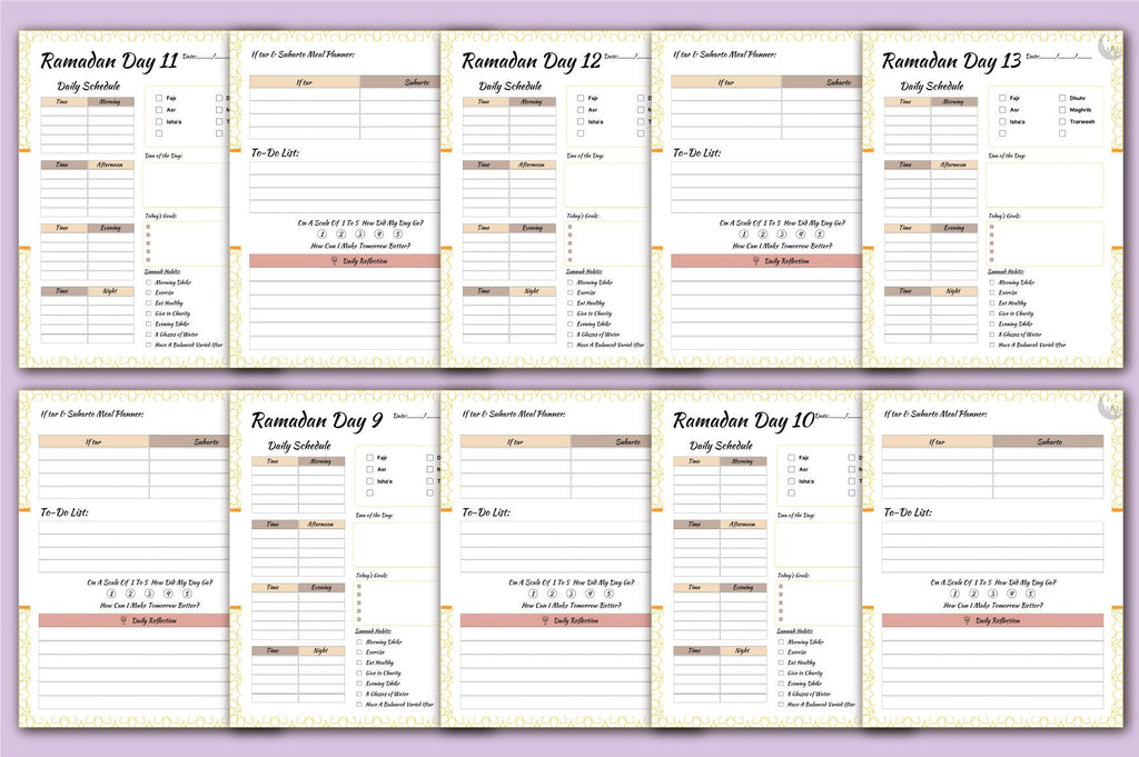 Ramadan Planner