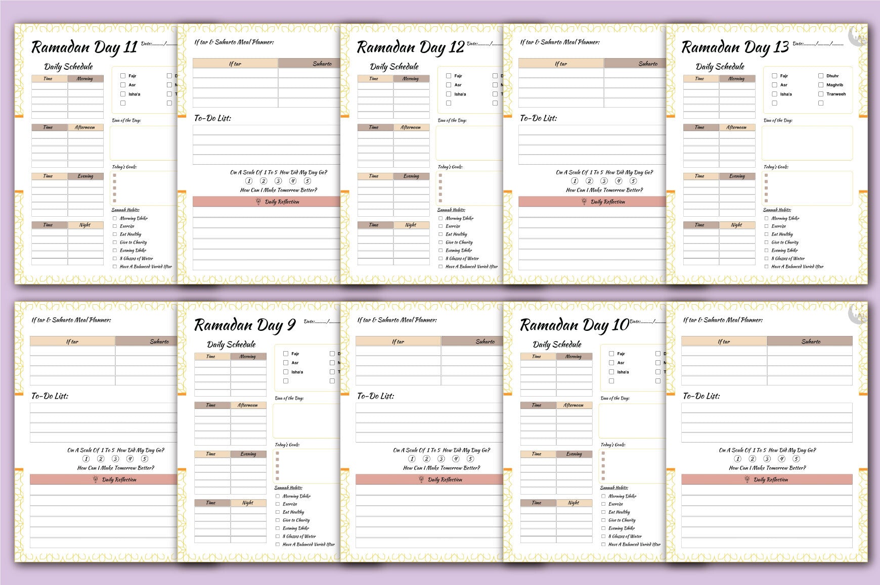 Ramadan Planner