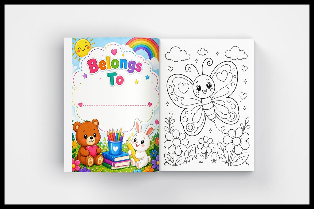 Relaxing Coloring For Kids Book