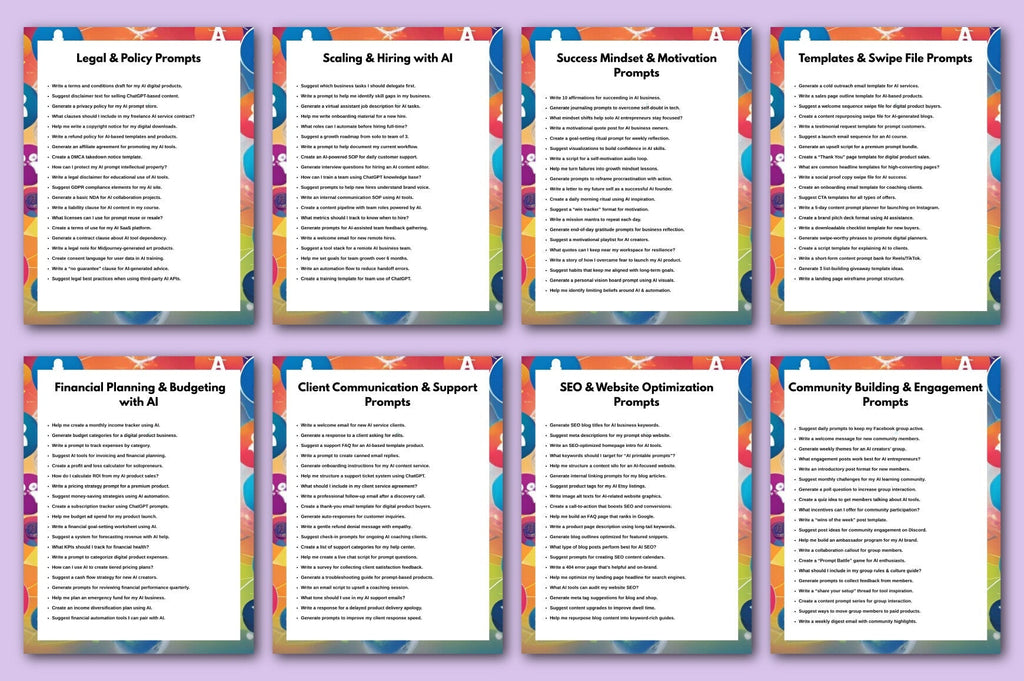 AI Business Playbook Prompts