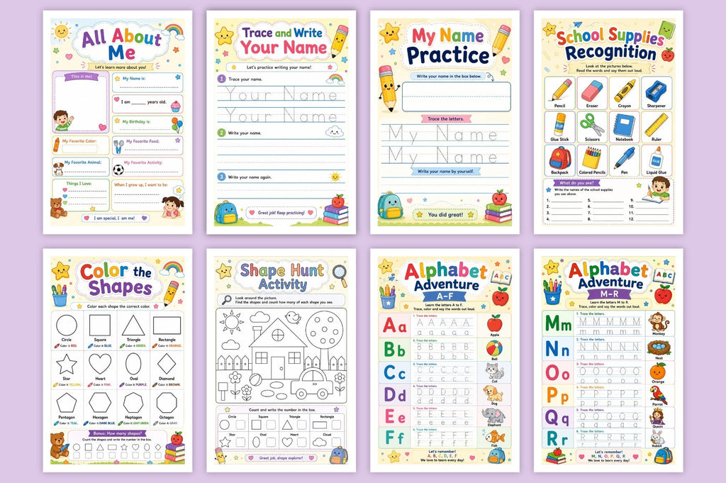 Kindergarten Readiness Workbook