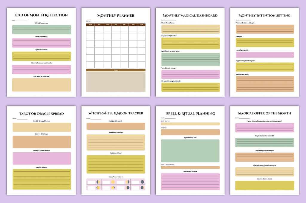 Witchcraft Business Planner