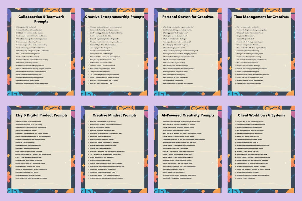 Designers Prompts for Inspiration