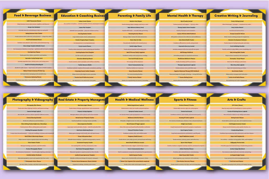 Profitable Niches: The Complete Planner