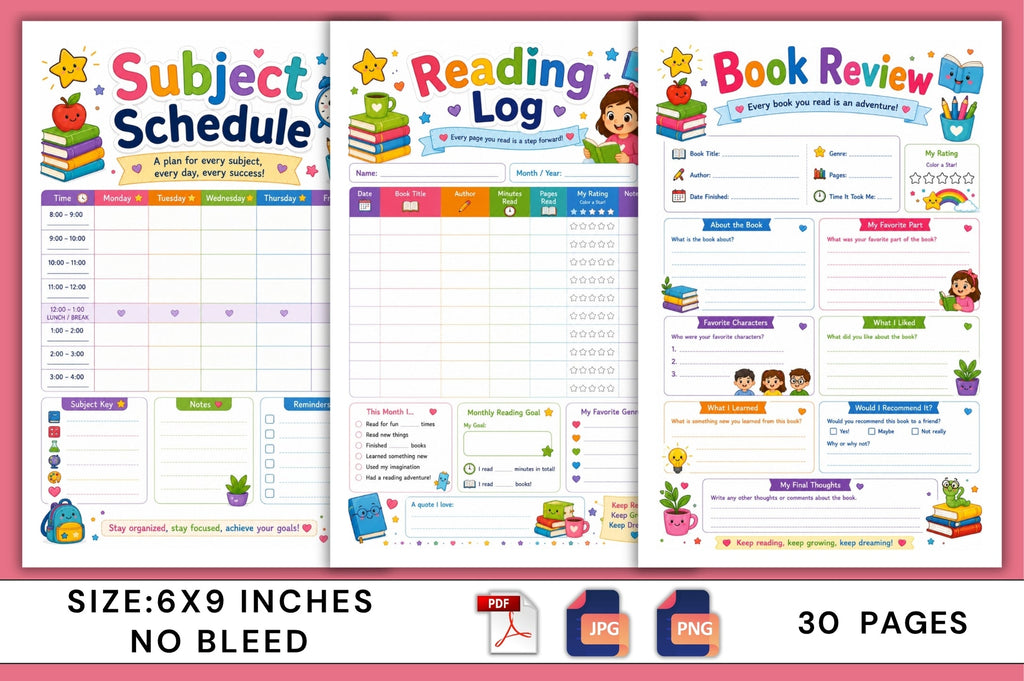 Homeschool Success For Kids Planner