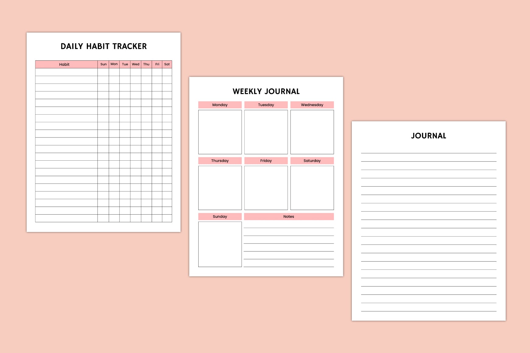 Happy Family Routine Journal