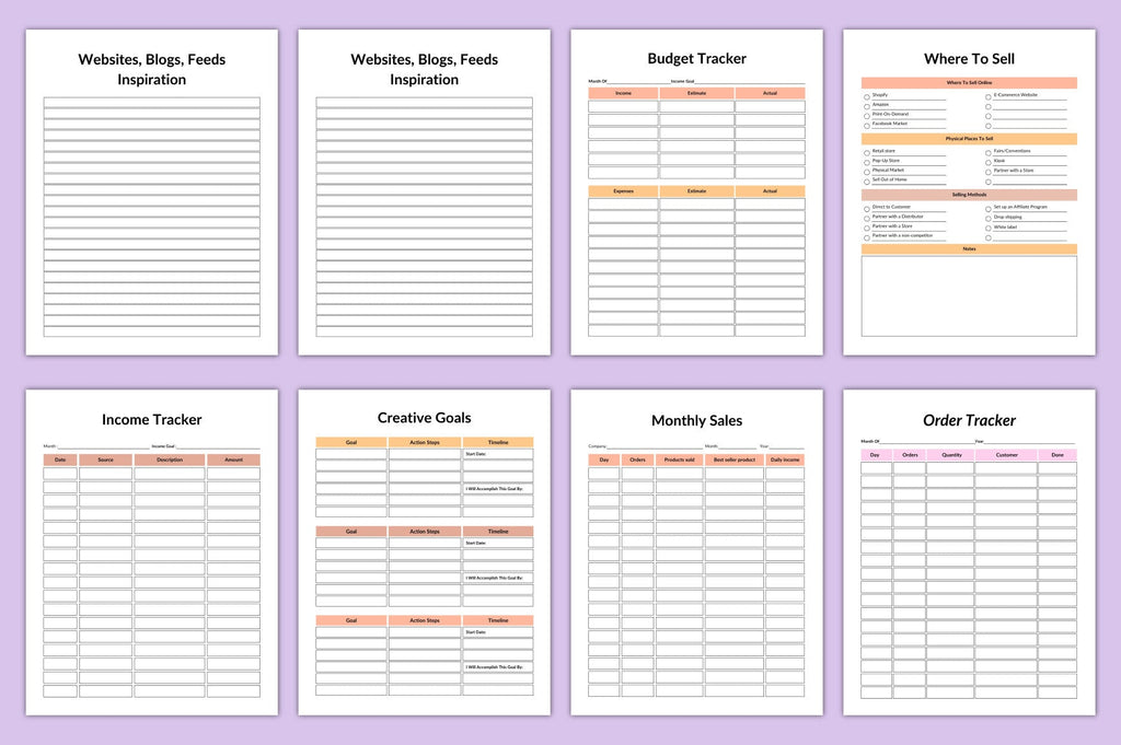 Craft Business Planner