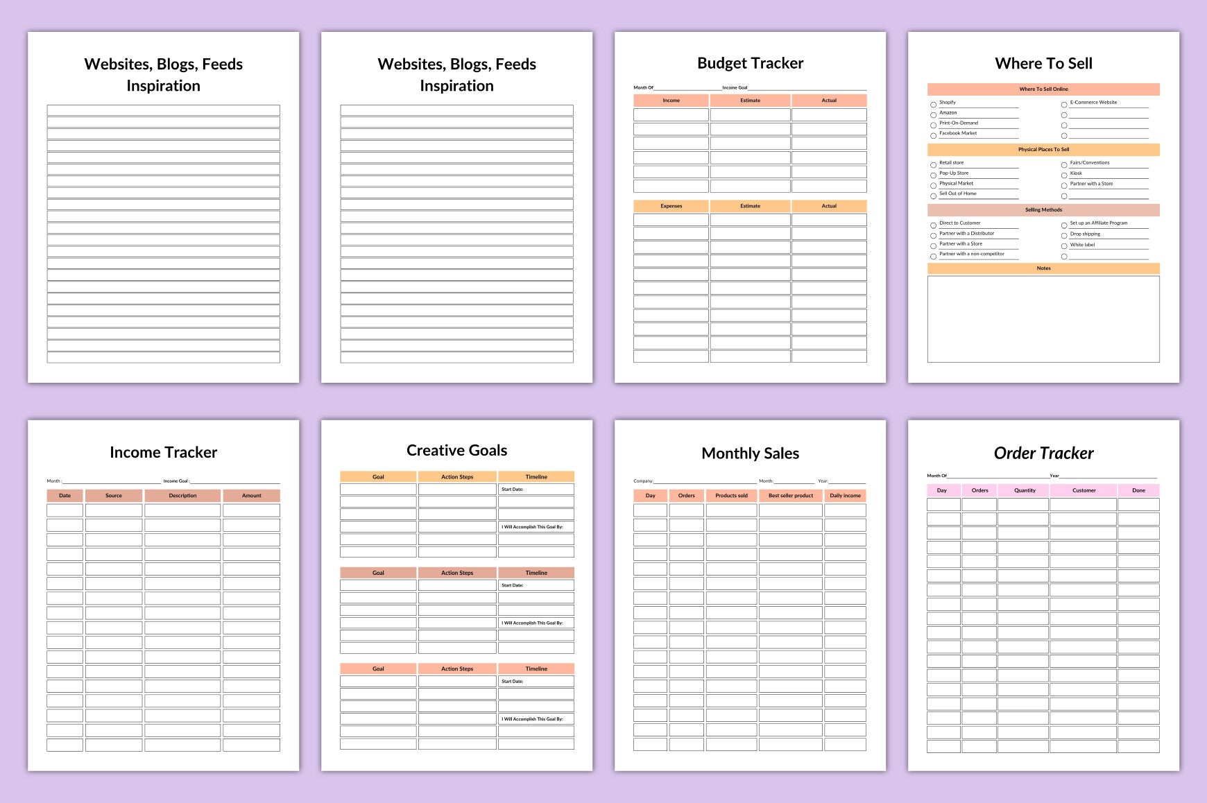 Craft Business Planner