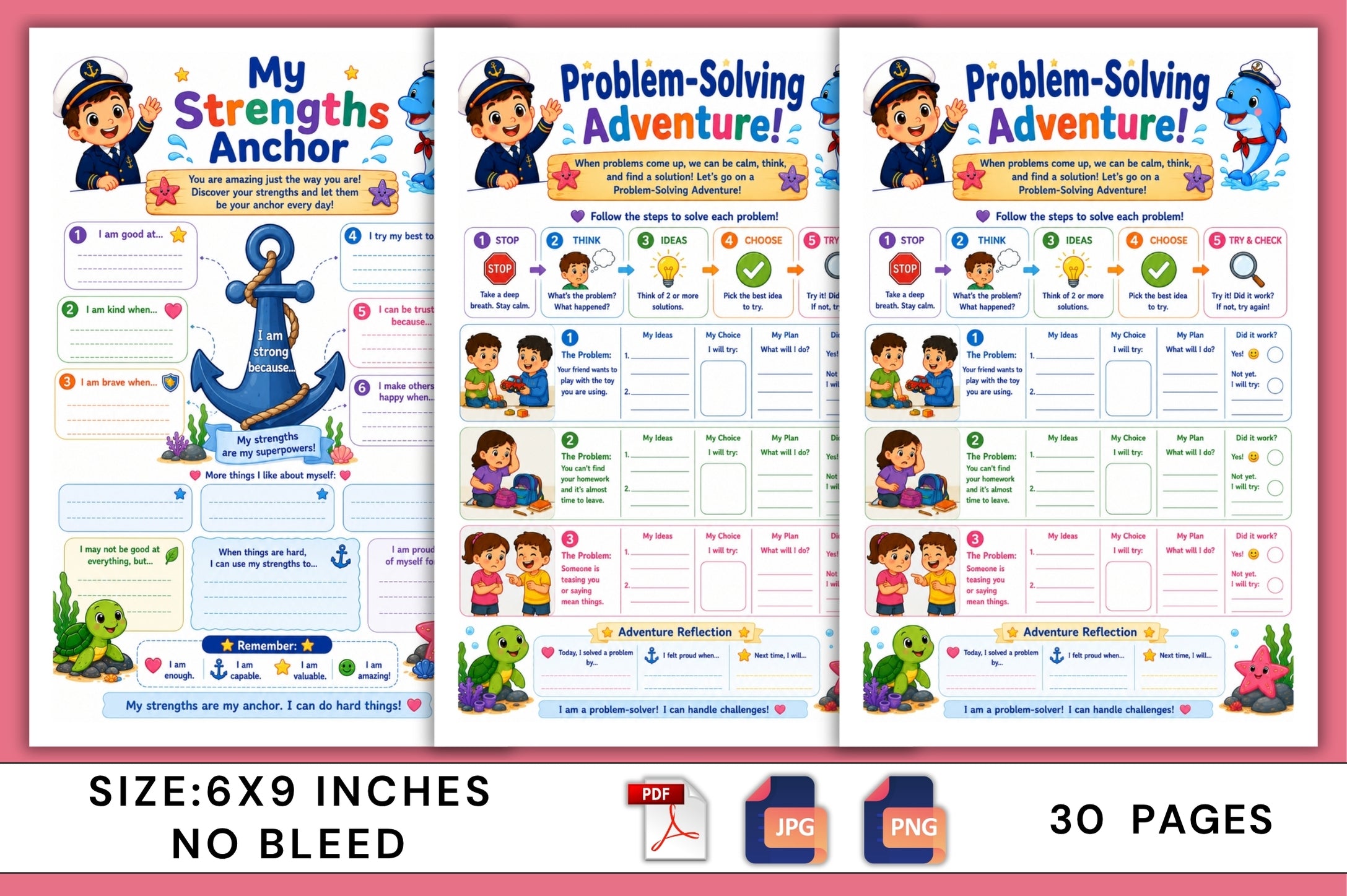 Calm Captain For Kids Workbook