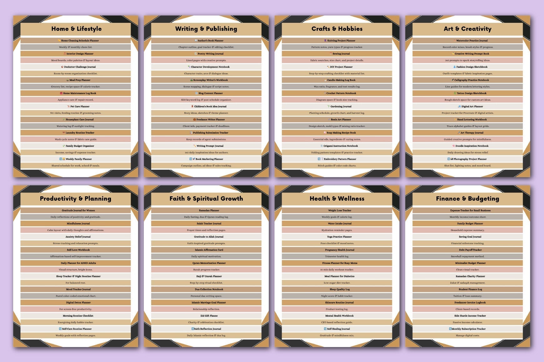 Hidden Niches for Unique Planners