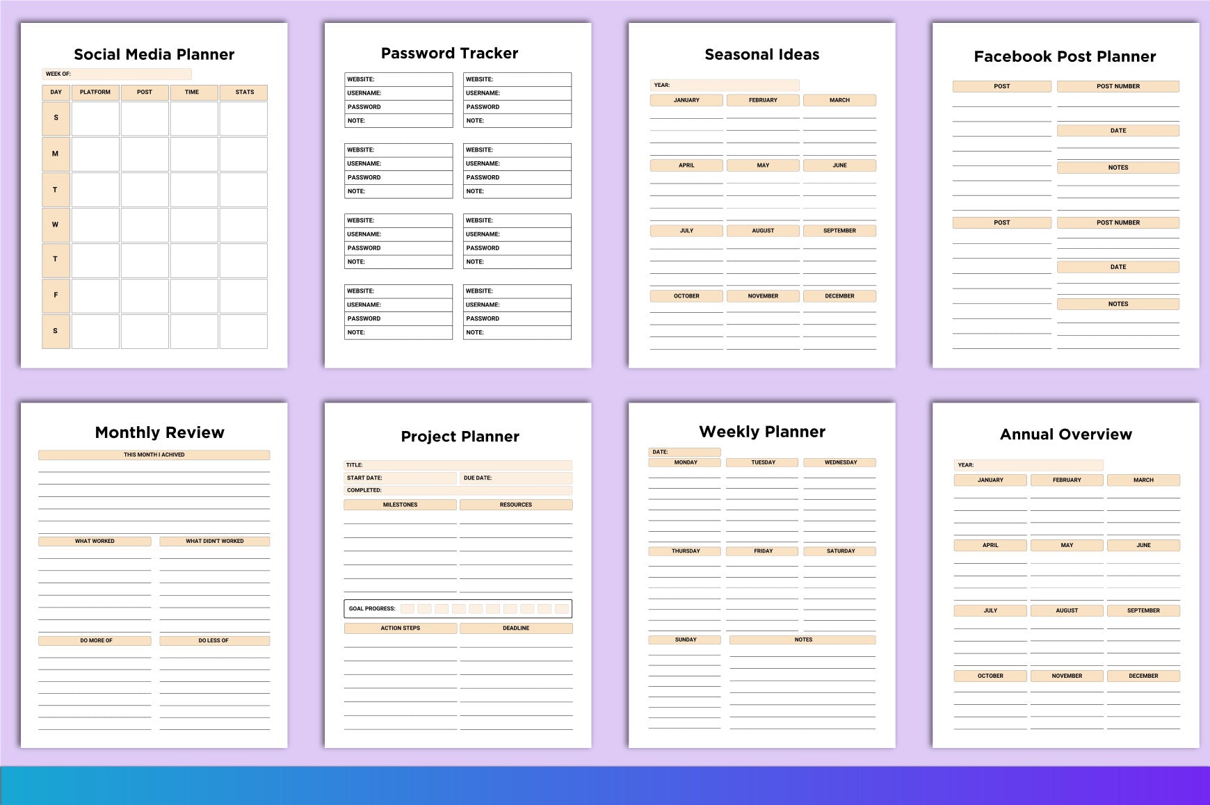 T-Shirt Business Planner