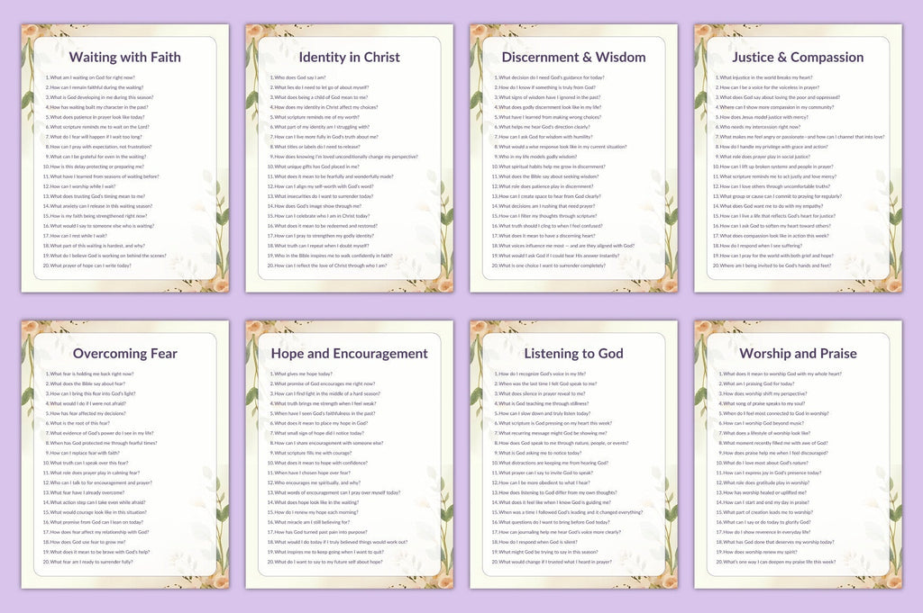 Prayer Prompts Guide
