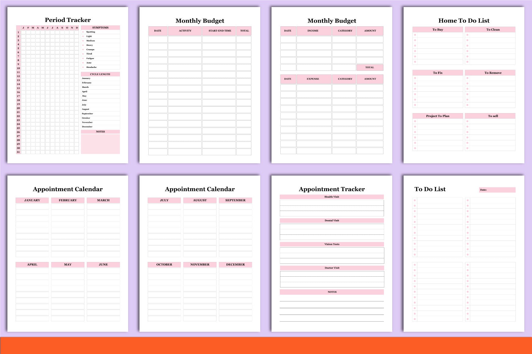 Busy Mom Planner