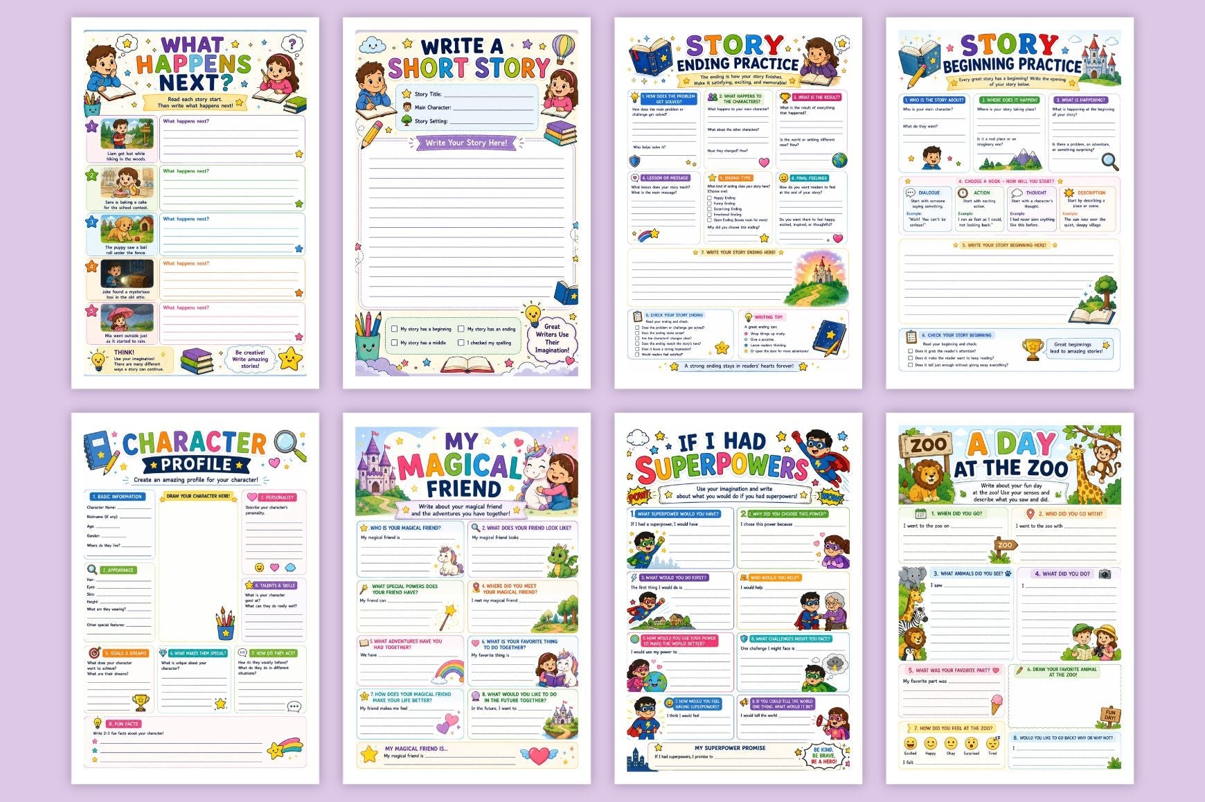 Kids Writing Activities