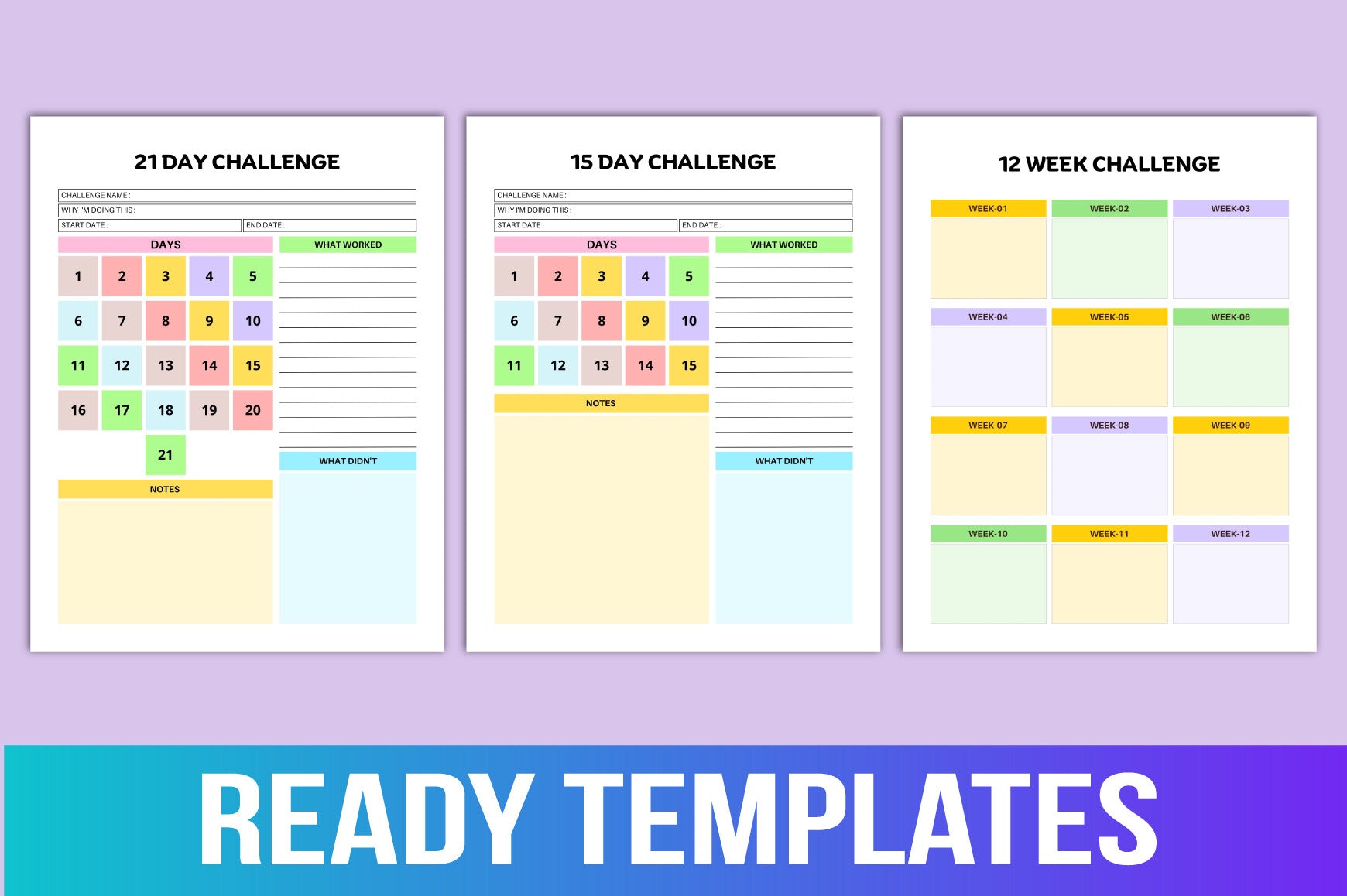 Mindful Autistic Planner Daily Planning Pages