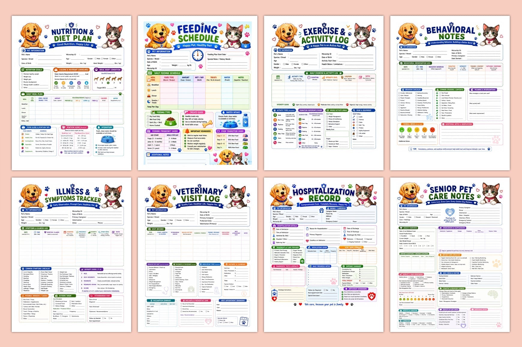 Pet Health Book