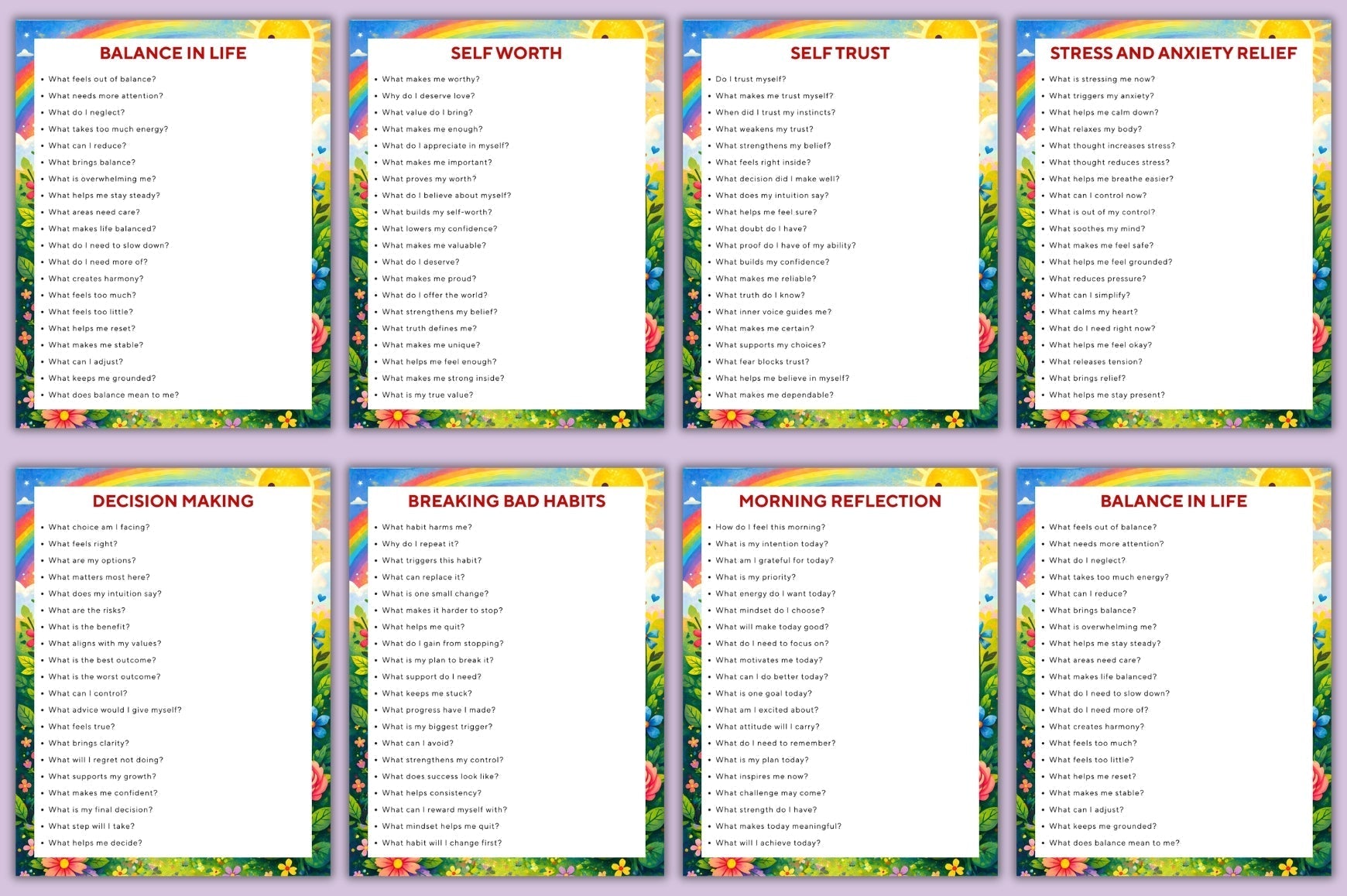 Self Love Therapy Prompts