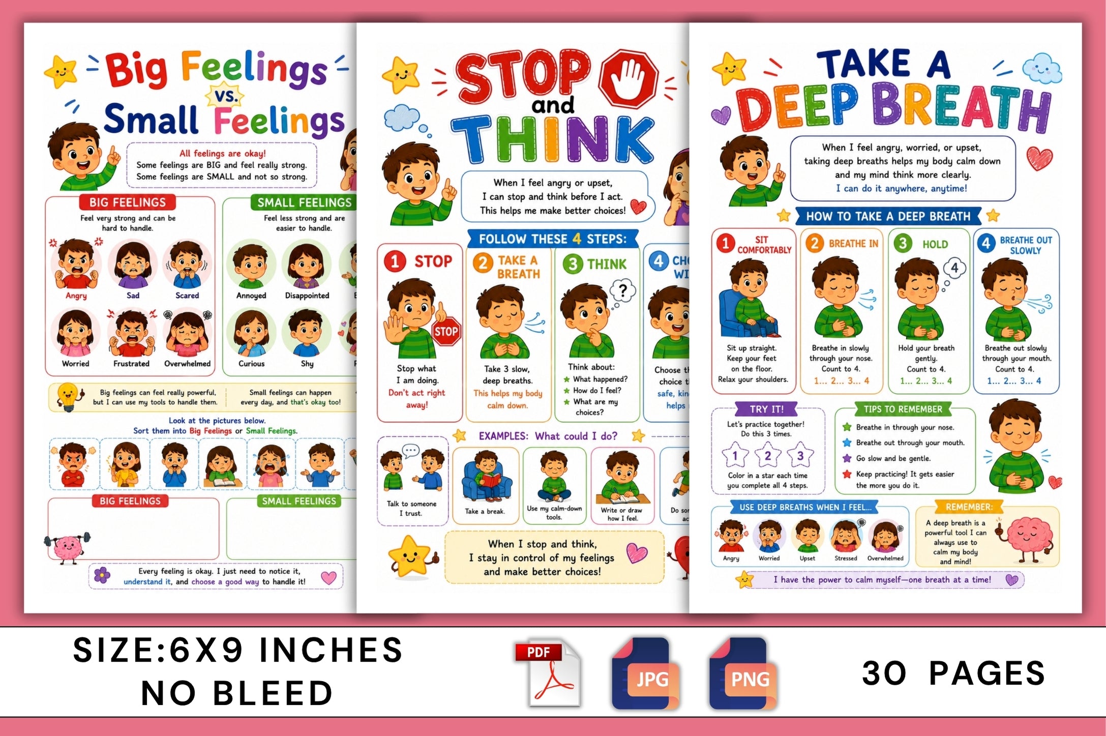 Anger Management For Kids Workbook