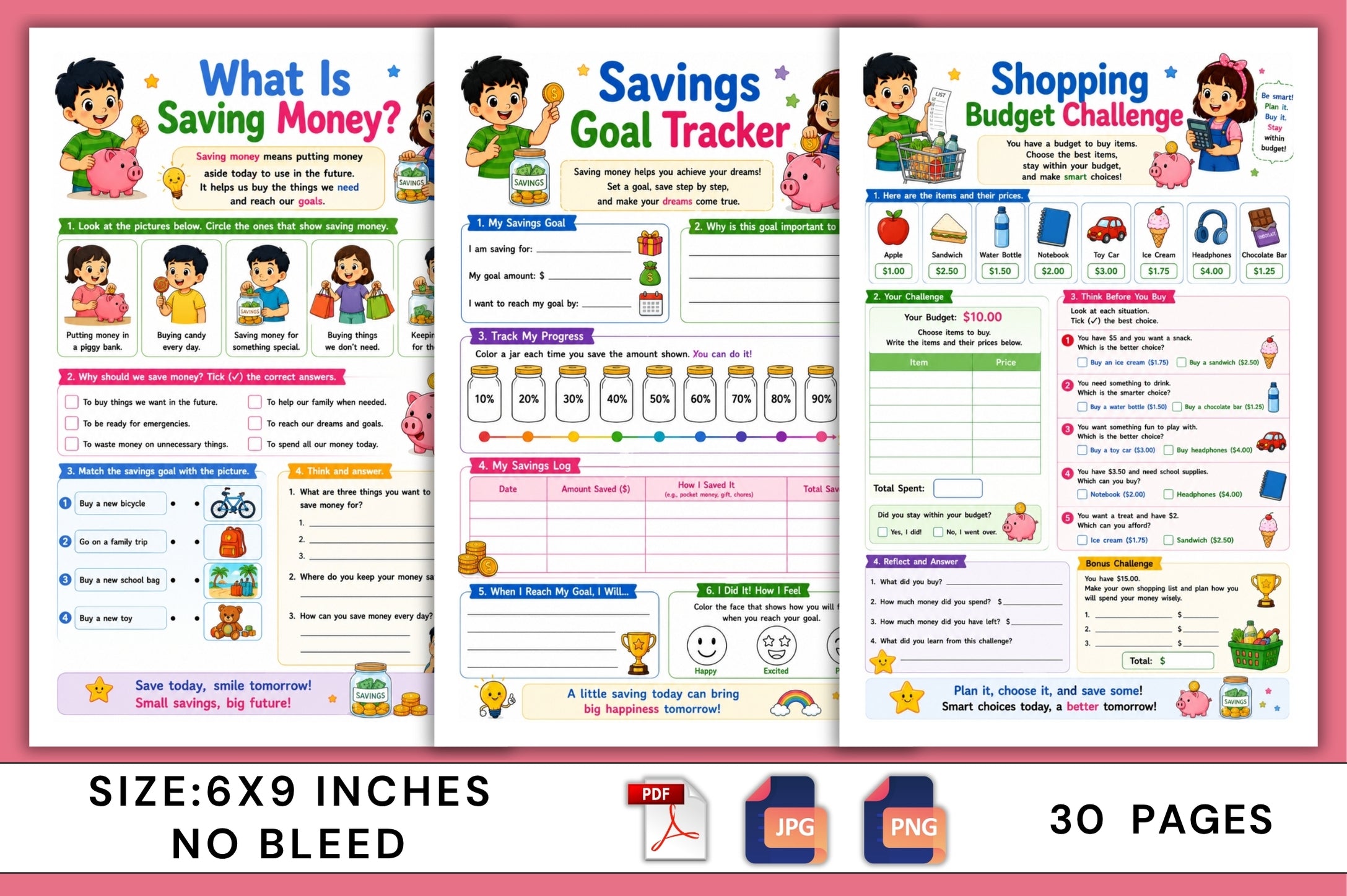 Learn About Money Activity Book