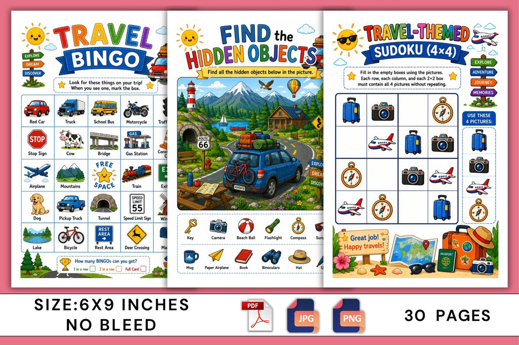 Kids Travel Games