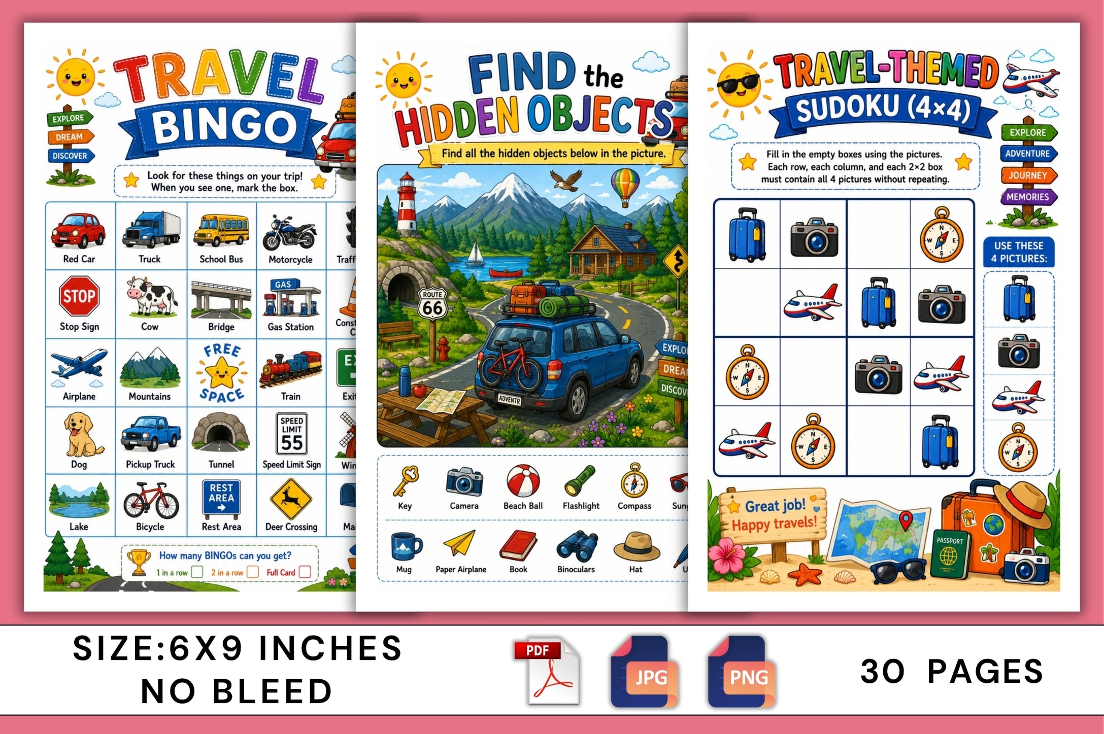 Kids Travel Games