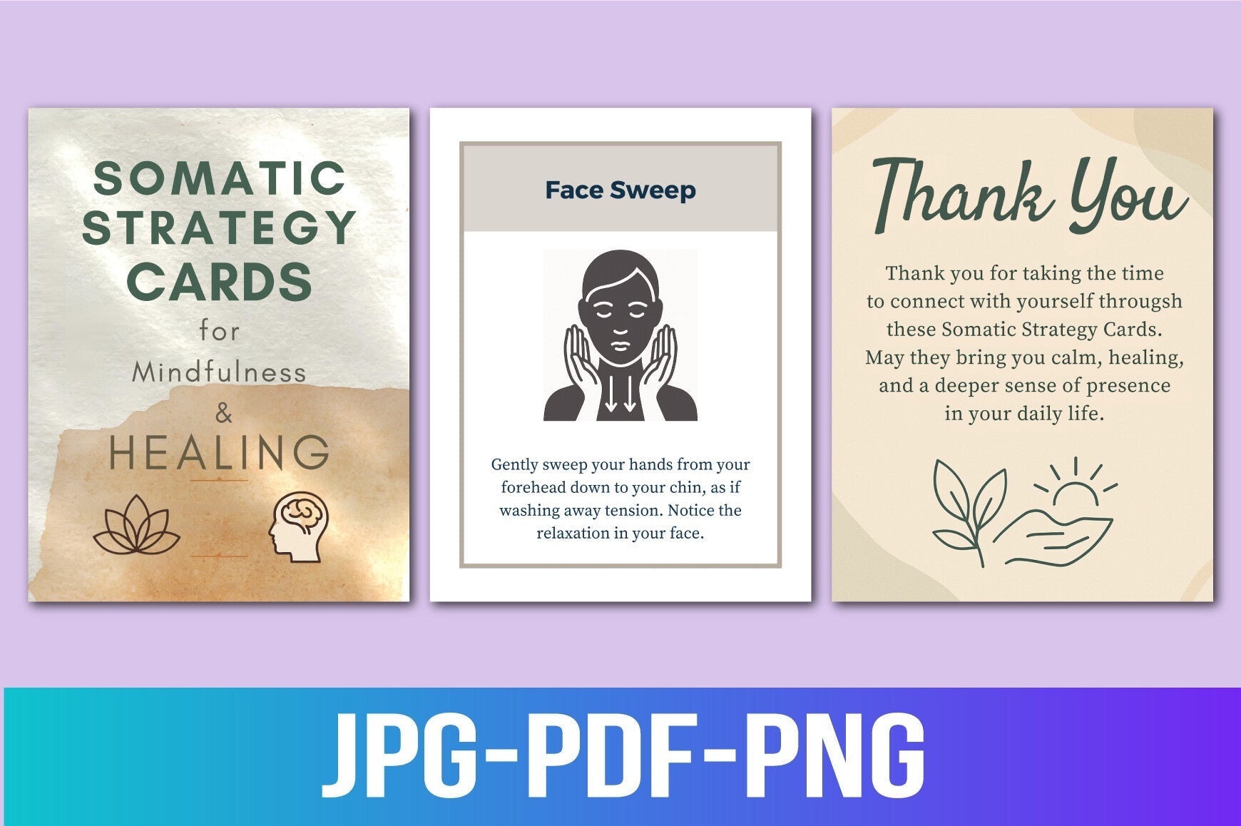 Somatic Strategy Cards for Mindful Practices